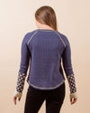 By The Fireside Thermal Top in Navy (8016212427003)