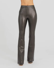  Spanx® Leather-Like Flare Pant in Luxe Black (7957143322875)