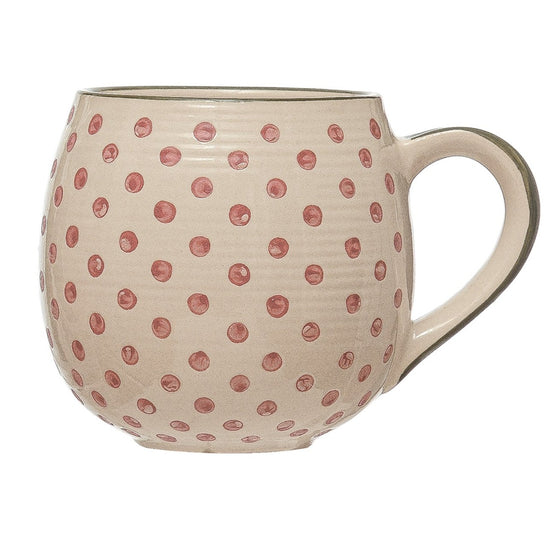 Hand-Painted Stoneware Mug (7763097190651)