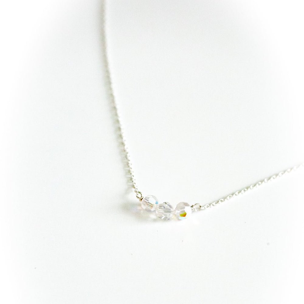 Dainty Dazzle Necklace in Swarovski Crystal (6015270387872)