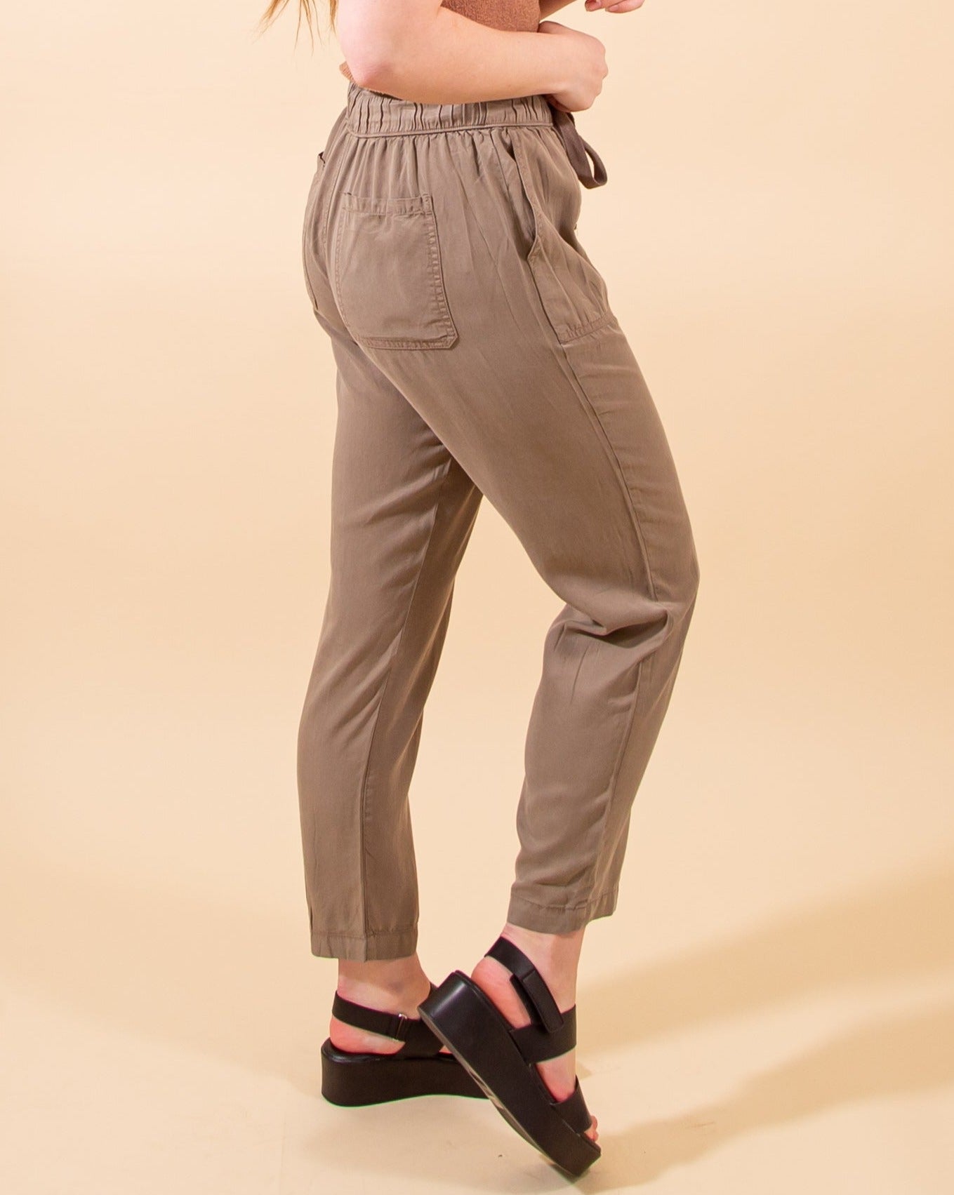 Let's Meet Up Pants in Khaki (7640910332155)