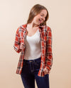 Right On Track Flannel in Rust (7997095444731)