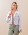 Day After Day Jean Jacket in White (7631507882235)