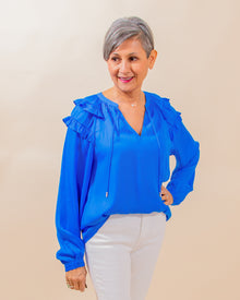  About Time Top in Vivid Blue (8087397925115)