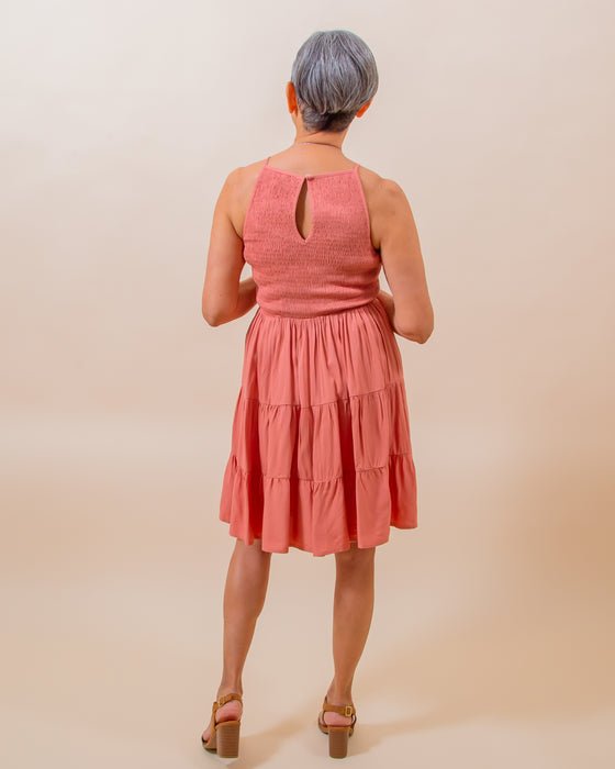 Found My Way Dress in Dusty Peach (8065776845051)