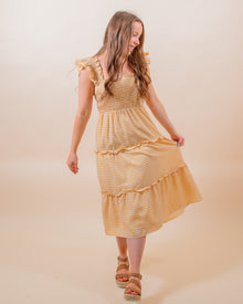  Picnic Date Dress in Mustard (8064978780411)