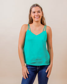  Day To Night Cami in Emerald (8065829044475)