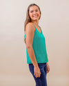 Day To Night Cami in Emerald (8065829044475)