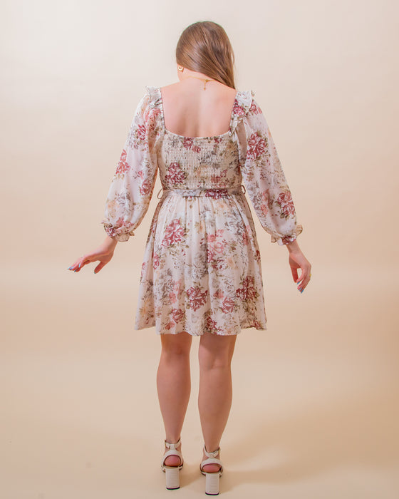 Romantic Daydream Dress in Cream (8065776779515)