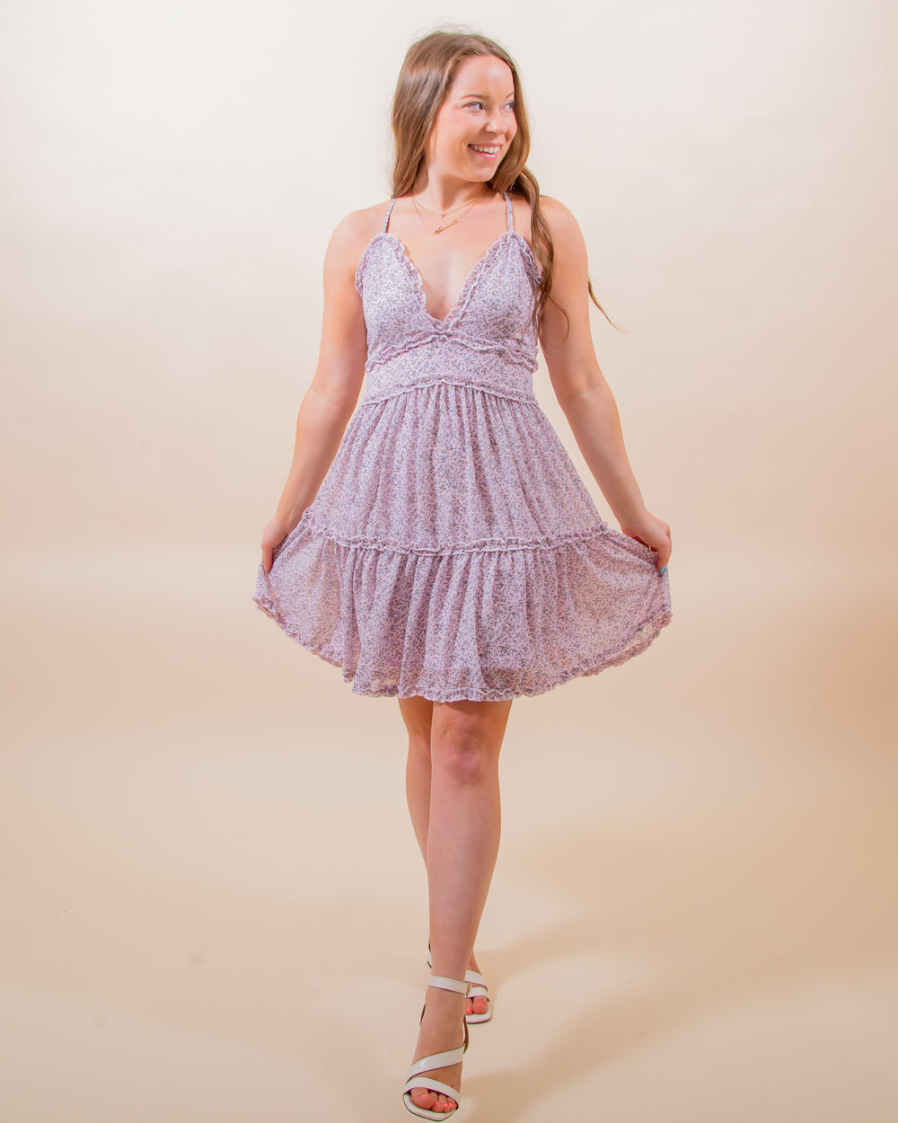 Dance Til Dawn Dress in Lt Pink (8065776910587)