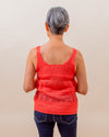 Call You Out Tank in Dark Coral (8063074369787)