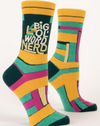 Big Ol’ Word Nerd W-Crew Socks (7825978458363)