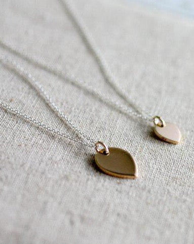 Bronze Petal Necklace (4879592980524)