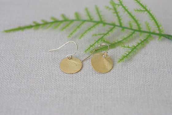 Simply You Large Dangle Disk Earring (4879636332588)
