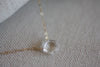 A Bed of Clouds Handmade Gem Necklace (5529670320288)