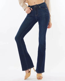  High Rise Bootcut Jeans in Dark (8003876913403)