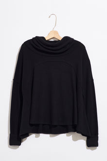  Free People Cozy Time Funnel in Black (5768926855328)