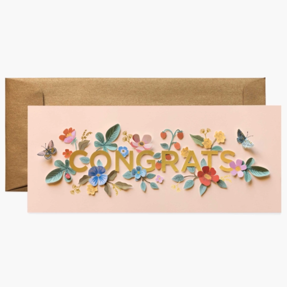 Rifle Cut Paper Congrats Card (5992541356192)