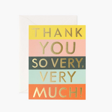  Rifle Color Block Thank You Card (6940692611232)