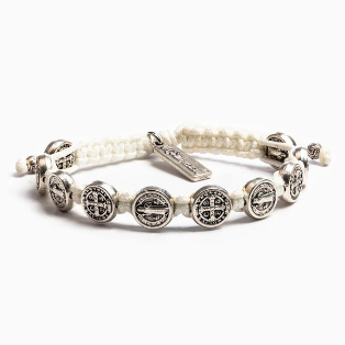 Benedictine Blessing Bracelet - 10 Silver Medals (5164958613548)
