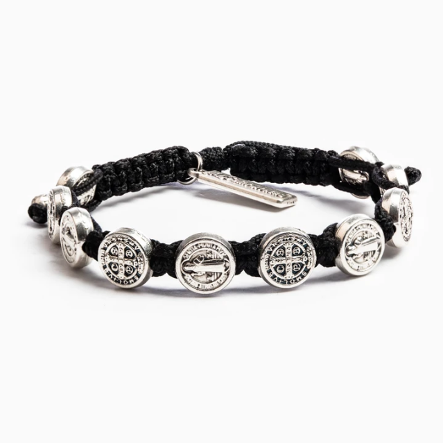 Black Blessing Bracelet 10 Silver Medal (5164958613548)