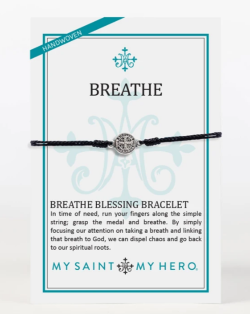 Black Breathe Blessing Bracelet (5742691221664)