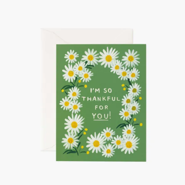 Rifle Daisies Thankful For You Thank You Card (5769262530720)
