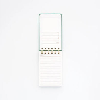 Slay The Day Green Twin Wire Notepad (5814856646816)