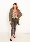 Serene Moments Cardigan in Light Olive (6013300146336)