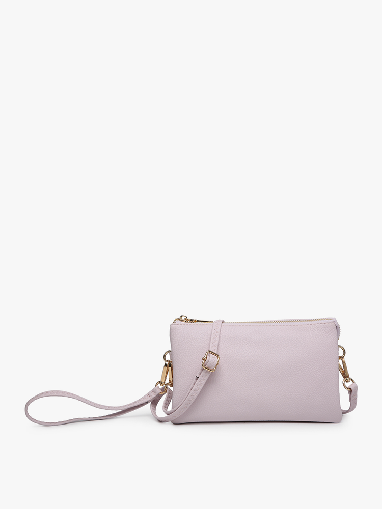 
                  
                    M013 Riley Monogrammable 3 Compartment Crossbody/Wristlet: Cool Pink (8307996033275)
                  
                
