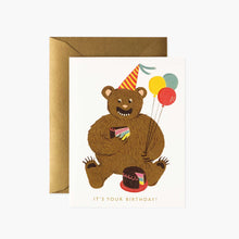  Rifle Bear Birthday Card (7763044008187)