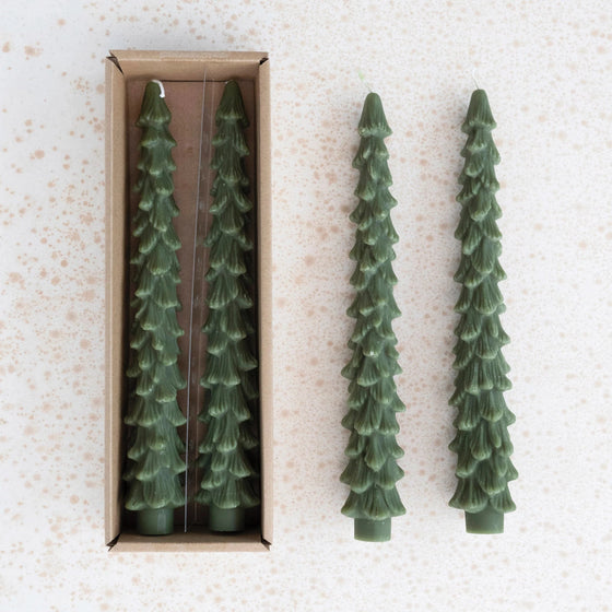 Christmas Tree Unscented Candle Set - Large (7763178651899)